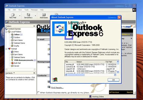 microsoft outlook express windows 7